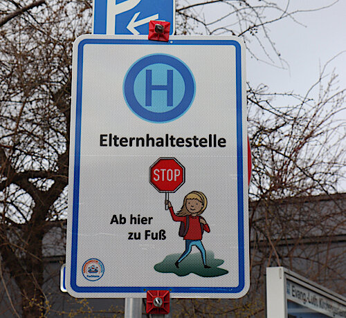 Aktionswoche „Zu Fuß zur Schule“ an der Grundschule Süd – Elternhaltestellen an der Allinger Straße und in der Ringpromenade